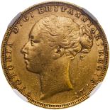 1879 Gold Sovereign NGC AU 53