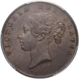 1845 Silver Halfcrown PCGS MS63