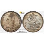 1889 Silver Crown PCGS MS63