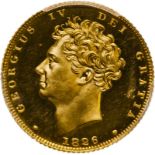 1826 Gold Half-Sovereign Proof PCGS PR64 DCAM