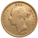 1886 M Gold Half-Sovereign