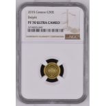 Greece 2015 Gold 50 Euro Delphi Proof NGC PF 70 ULTRA CAMEO Box & COA