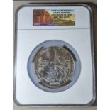 United States 2010 Silver 25 Cents Grand Canyon 5 oz NGC GEM UNCIRCULATED