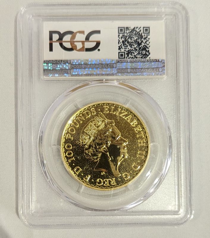 2016 Gold 100 Pounds (1 oz.) Britannia PCGS MS67 - Image 2 of 2