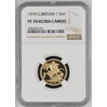 1979 Gold Sovereign Proof NGC PF 70 ULTRA CAMEO