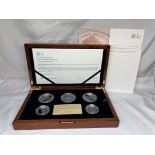 2017 Box 5 Coin Gold Commemorative Proof Box & COA