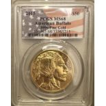 United States 2015 Gold 50 Dollars PCGS MS68