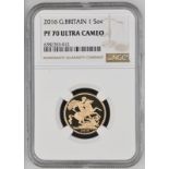 2016 Gold Sovereign 90th Birthday Proof NGC PF 70 ULTRA CAMEO