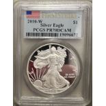 United States 2010 W Silver 1 Dollar PCGS PR70 DCAM