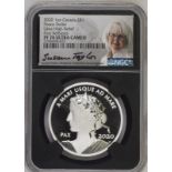 Canada Elizabeth II 2020 Silver 1 Dollar (1 oz.) Peace Dollar NGC PF 70 ULTRA CAMEO Box & COA