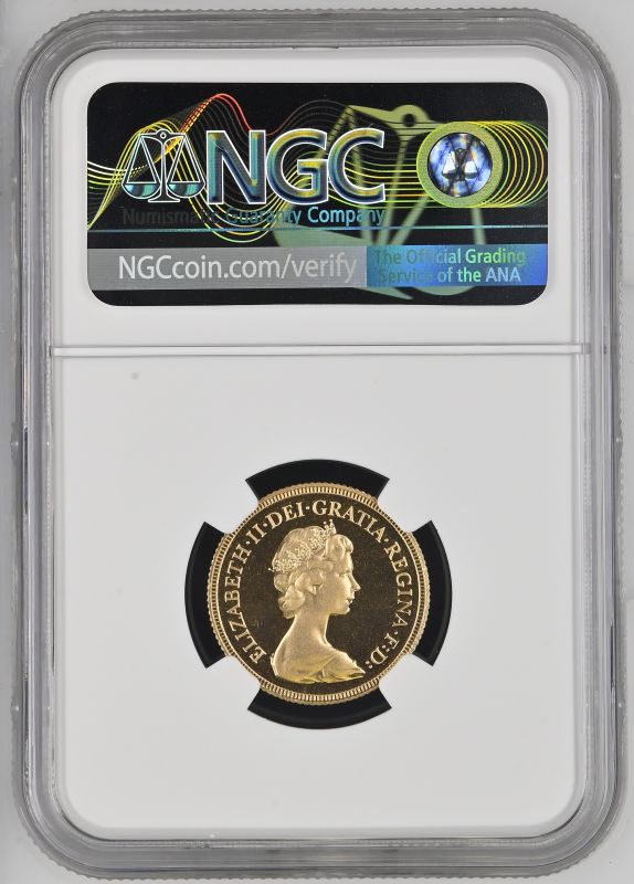 1980 Gold Sovereign Proof NGC PF 69 ULTRA CAMEO - Image 2 of 2