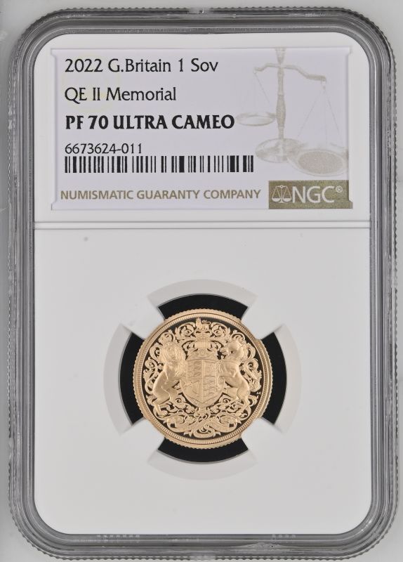 2022 Gold Sovereign Memorial Sovereign Proof NGC PF 70 ULTRA CAMEO