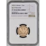 2022 Gold Sovereign Memorial Sovereign Proof NGC PF 70 ULTRA CAMEO