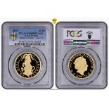 2019 Gold 100 Pounds (1 oz.) Yale of Beaufort Proof PCGS PR69 DCAM