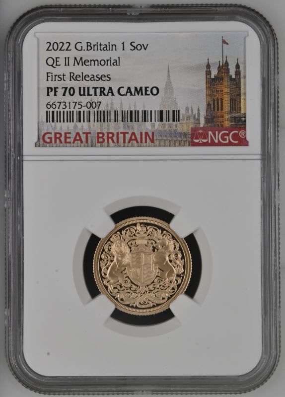 2022 Gold Sovereign Memorial Sovereign Proof NGC PF 70 ULTRA CAMEO - Image 3 of 4