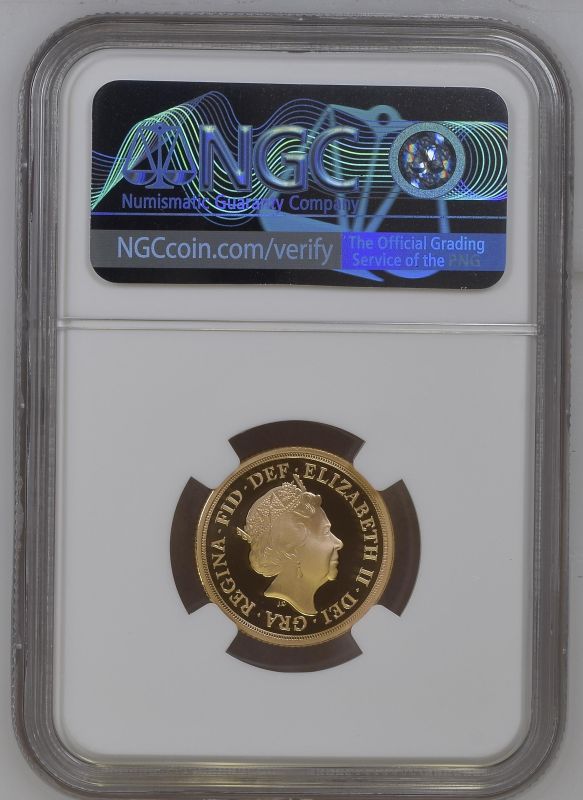 2022 Gold Sovereign Platinum Jubilee Proof Piedfort NGC PF 70 ULTRA CAMEO Box & COA - Image 4 of 4