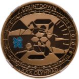 2009 Gold 5 Pounds London 2012 Olympics - 3 Year Countdown Proof NGC PF 70 ULTRA CAMEO Box & COA