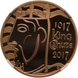 2017 Gold 5 Pounds King Canute Proof NGC PF 70 ULTRA CAMEO Box & COA