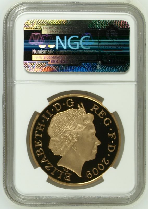 2009 Gold 5 Pounds (Crown) King Henry VIII Proof NGC PF 70 ULTRA CAMEO Box & COA - Image 4 of 4