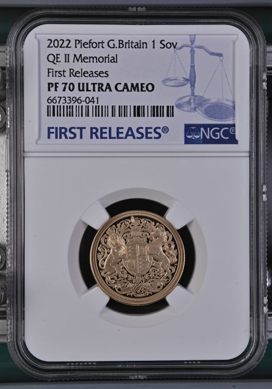 2022 Gold Sovereign Memorial Sovereign Proof Piedfort NGC PF 70 ULTRA CAMEO Box & COA - Image 3 of 4