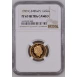1999 Gold Half-Sovereign Proof NGC PF 69 ULTRA CAMEO