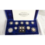 2000 Silver Proof Millennium Silver Set