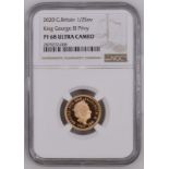 2020 Gold Half-Sovereign George III privy mark Proof NGC PF 68 ULTRA CAMEO