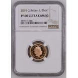 2019 Gold Half-Sovereign Proof NGC PF 68 ULTRA CAMEO