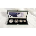 2005 Silver Proof 4-Coin Britannia Set