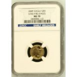 United States 2009 Gold 5 Dollars NGC MS 70