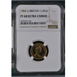 1984 Gold Half-Sovereign Proof NGC PF 68 ULTRA CAMEO