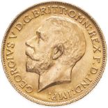 1911 Gold Sovereign About uncirculated