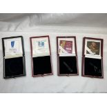 1998, 2003, 2000, 2005 Lot of 4 50 Pence Box & COA