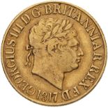 1817 Gold Sovereign Good fine