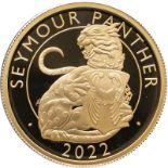 2022 Gold 100 Pounds (1 oz.) Seymour Panther Proof Box & COA