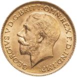 1914 Gold Sovereign About uncirculated