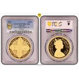 Alderney 2021 Gold 200 Pounds (2 oz.) Gothic Crown Quartered Arms Proof PCGS PR70 DCAM