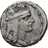 Ancient Greece: Kingdom of Armenia Tigranes II 'the Great' circa 80-68 BC Silver Tetradrachm Good Ve