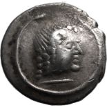 Ancient Greece: South Arabia, Himyarite Kingdom 'Amdān Bayān Yahaqbiḍ circa AD 100-120 Silver Unit V