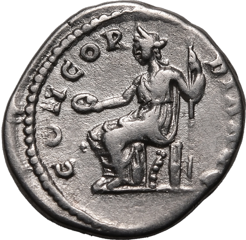 Roman Empire Sabina (wife of Hadrian) AD 133-135 Silver Denarius About Good Very Fine - Image 2 of 2