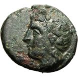 Ancient Greece: Lucania, Metapontion circa 300-250 BC Bronze AE17 Good Very Fine; attractive green p