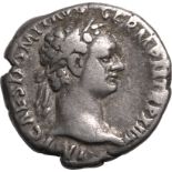 Roman Empire Domitian AD 95 Silver Denarius About Very Fine