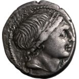 Roman Republic & Imperatorial L. Memmius 109-108 BC Silver Denarius About Good Very Fine; attractive