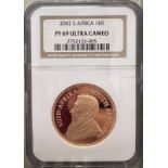 South Africa 2002 Gold Krugerrand Proof NGC PF 69 ULTRA CAMEO