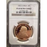 South Africa 1985 Gold Krugerrand Proof NGC PF 69 ULTRA CAMEO