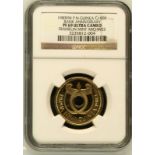 Papua New Guinea 1983 FM Gold 100 Kina Bank Anniversary Proof NGC PF 69 ULTRA CAMEO