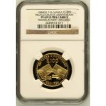 Papua New Guinea 1984 FM Gold 100 Kina Protectorates Anniversary Proof NGC PF 69 ULTRA CAMEO