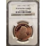 South Africa 2008 Gold Krugerrand Proof NGC PF 69 ULTRA CAMEO