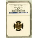 United States 2009 Gold 5 Dollars NGC MS 70