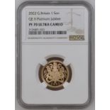 2022 Gold Sovereign Platinum Jubilee Proof NGC PF 70 ULTRA CAMEO